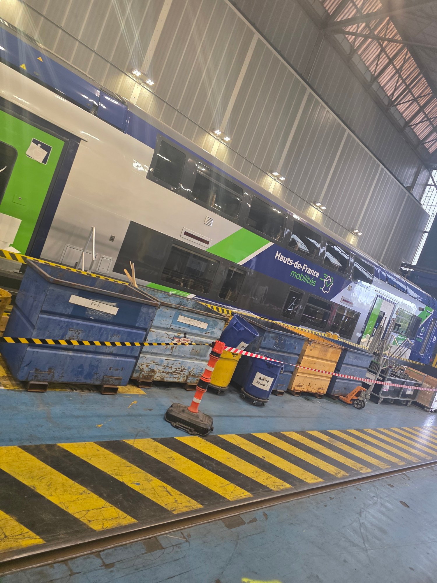 Visite du technicentre SNCF
